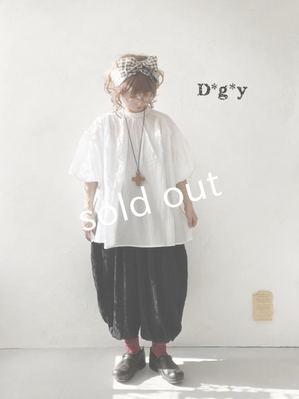 画像14: Dgy/ふんわりボリュームパンツ・黒 (14)