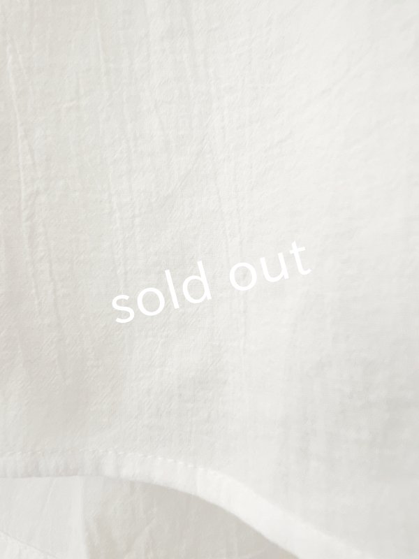 画像9: Dgy/ふんわり袖のジョーゼットブラウス・オフ (9)