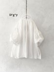 画像2: Dgy/ふんわり袖のジョーゼットブラウス・オフ (2)