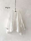 画像6: Dgy/フレアギャザーのガーゼブラウス・黒 (6)