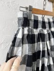 画像3: ubasoku/0977 ボリュームワイドパンツ・ブロックチェック (3)