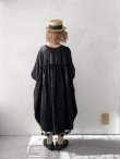 画像13: ubasoku/0947 ピンタック２wayコクーンワンピース・黒 (13)