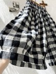 画像5: ubasoku/0977 ボリュームワイドパンツ・ブロックチェック (5)