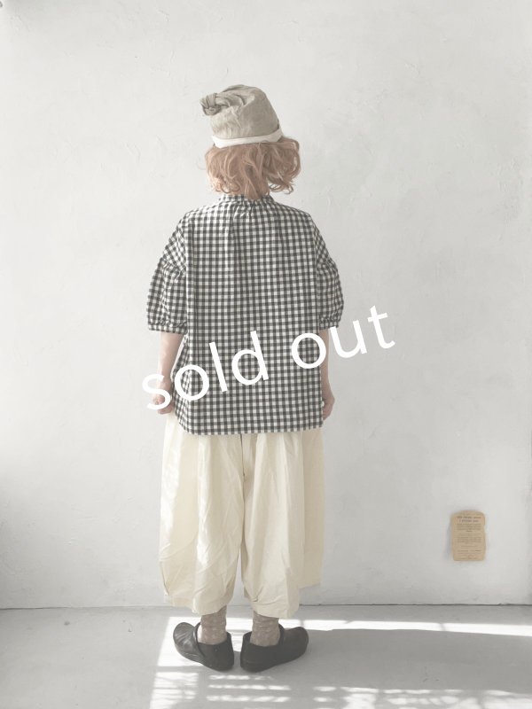 画像12: sloe/ヘンリーボタンブラウス・ギンガム (12)