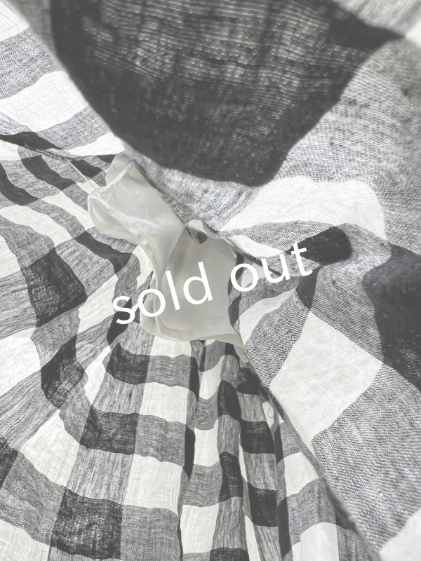 画像6: ubasoku/0977 ボリュームワイドパンツ・ブロックチェック (6)