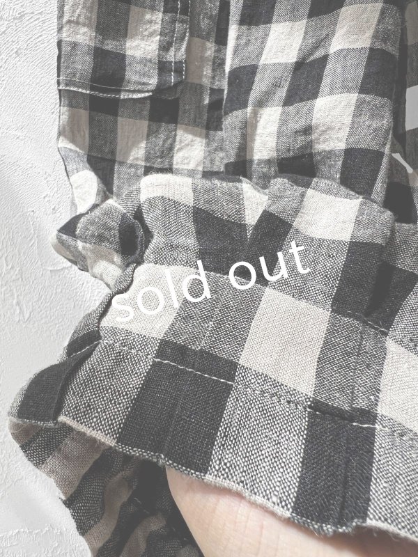 画像6: ubasoku/0973 ポケットカーゴパンツ・ブロックチェック (6)