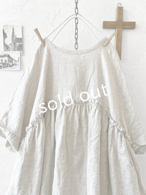 画像10: ubasoku/0947 ピンタック２wayコクーンワンピース・黒 (10)