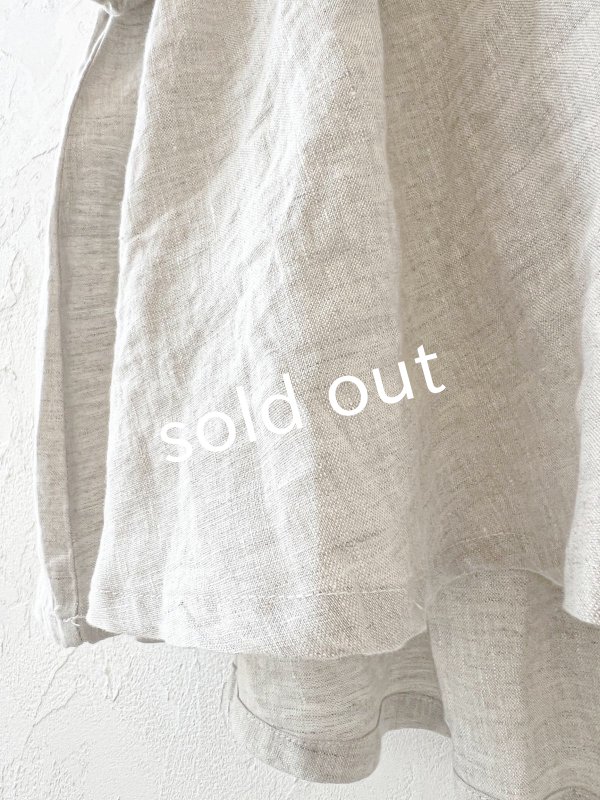 画像7: ubasoku/0932 かすみそう刺繍のギャザープルオーバー・ナチュラル (7)