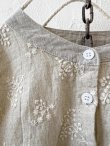 画像3: ubasoku/0932 かすみそう刺繍のギャザープルオーバー・ナチュラル (3)