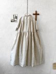 画像9: ubasoku/0957 かすみそう刺繍の丸衿ワンピース・ナチュラル (9)