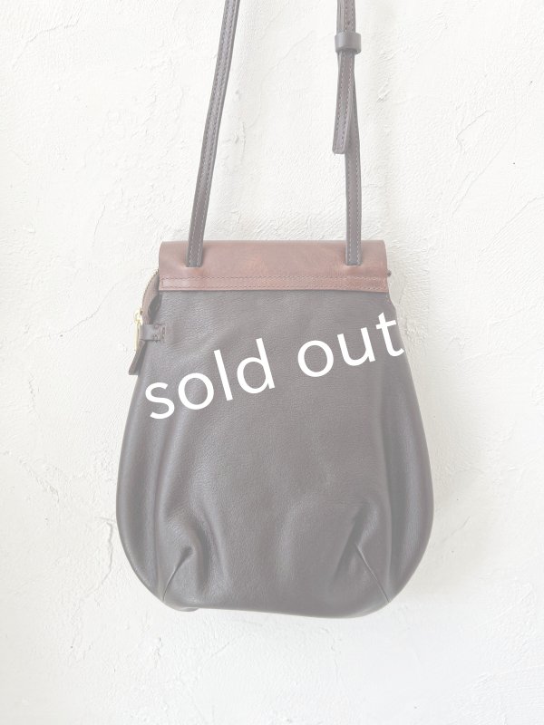 画像7: Diu／本革ポシェット・ダークブラウン (7)