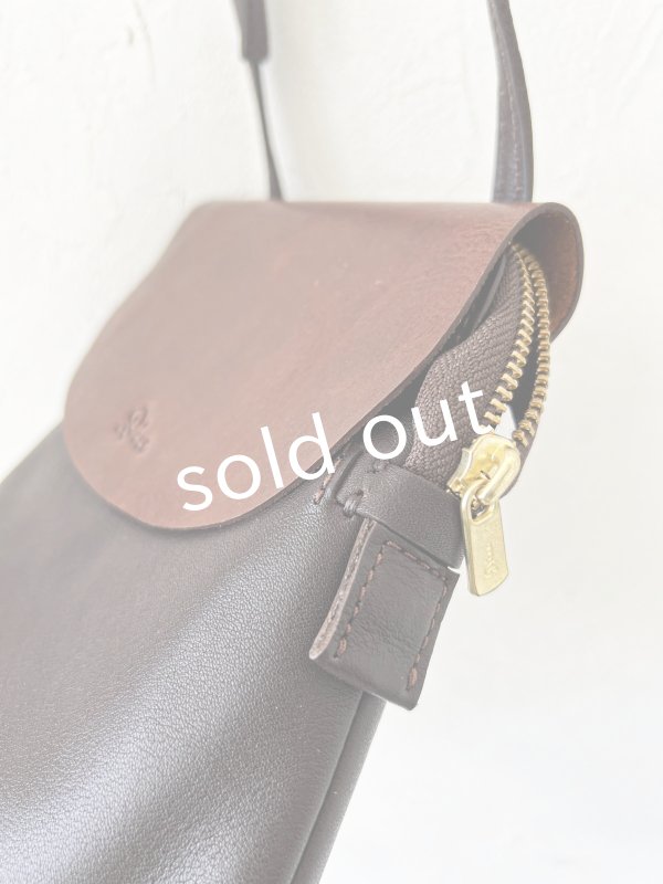 画像4: Diu／本革ポシェット・ダークブラウン (4)