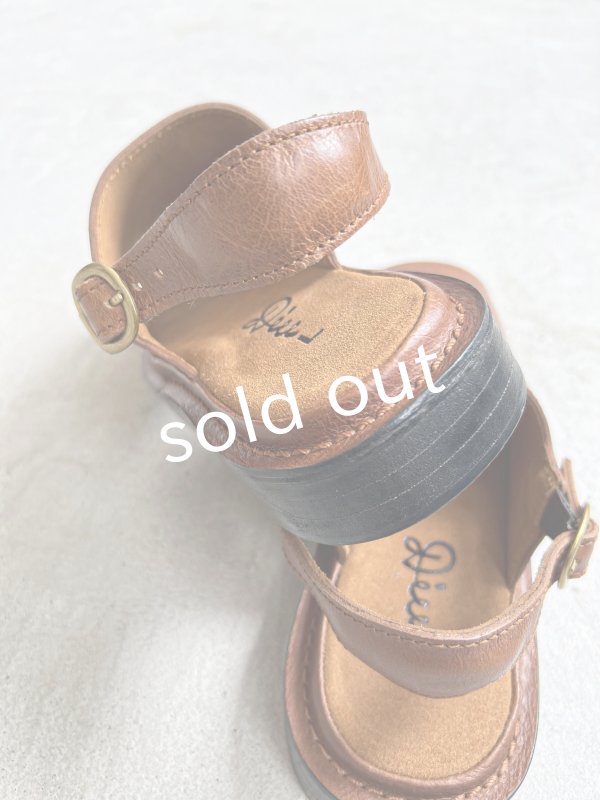 画像7: Diu／本革メレーズサンダル・ブラウン【Ｌ】 (7)