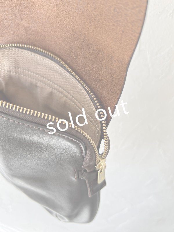 画像9: Diu／本革ポシェット・ダークブラウン (9)