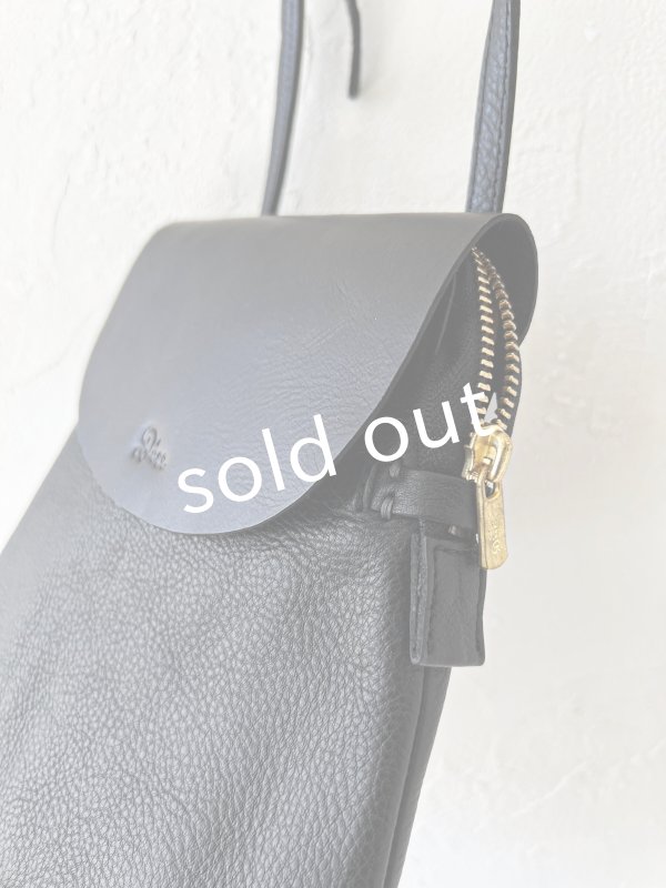 画像3: Diu／本革ポシェット・黒 (3)