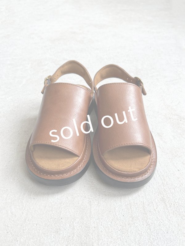 画像3: Diu／本革メレーズサンダル・ブラウン【Ｌ】 (3)