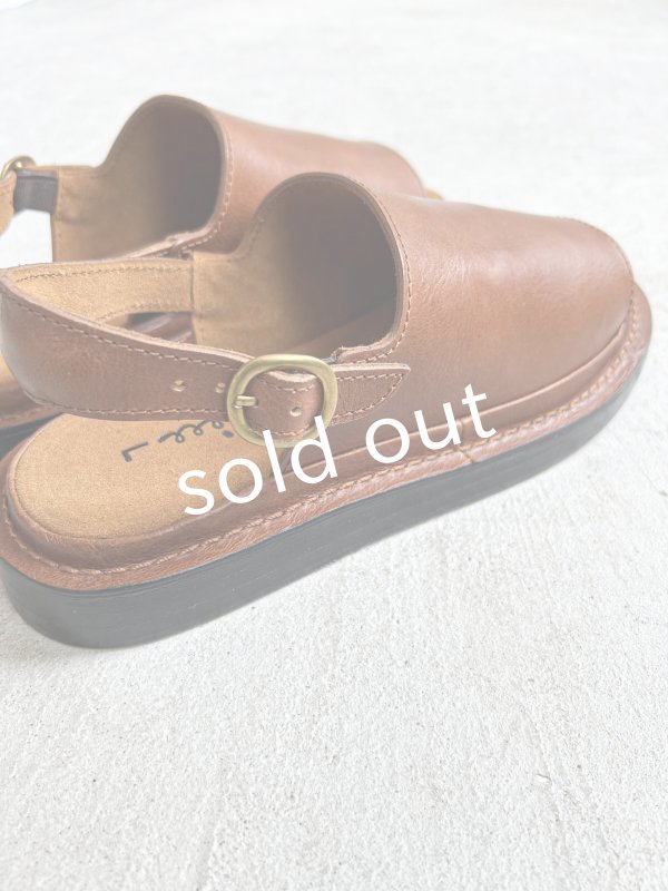 画像8: Diu／本革メレーズサンダル・ブラウン【Ｌ】 (8)