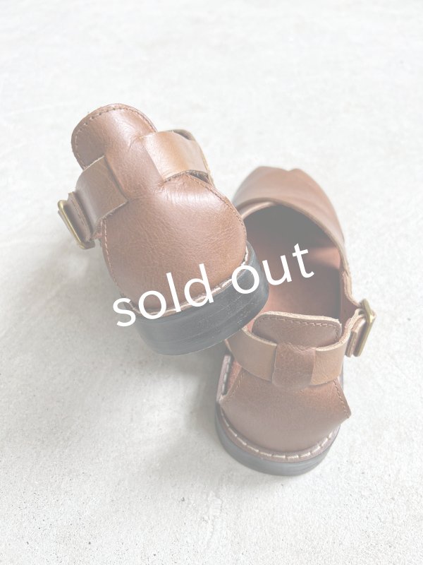 画像6: 【30%OFF SALE】Diu／本革ロリエサンダル・ブラウン【Ｌ】 (6)