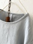 画像6: seasew.／306 フレンチリネン半袖ブラウス・黒 (6)