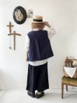 画像9: seasew.／303 Ｖネックベスト・ネイビー (9)