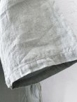 画像7: seasew.／306 フレンチリネン半袖ブラウス・黒 (7)