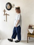 画像11: seasew.／306 フレンチリネン半袖ブラウス・黒 (11)
