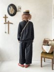 画像8: seasew.／502 ドット6タックパンツ・黒 (8)
