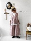 画像1: seasew.／303 Ｖネックベスト・ピンク (1)