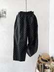 画像6: seasew.／502 ドット6タックパンツ・黒 (6)