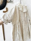 画像7: MARCHE' DE SOEUR／大きなラッフル襟のチュニック・野花ししゅうにミルク襟 (7)