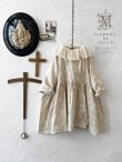 画像1: MARCHE' DE SOEUR／大きなラッフル襟のチュニック・木の実ししゅうにミルク襟 (1)