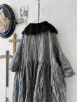 画像10: MARCHE' DE SOEUR／大きなラッフル襟のチュニック・シャンブレーに黒ガーゼ襟 (10)