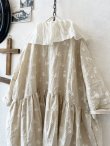 画像11: MARCHE' DE SOEUR／大きなラッフル襟のチュニック・木の実ししゅうにミルク襟 (11)