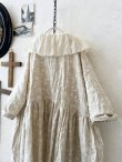 画像10: MARCHE' DE SOEUR／大きなラッフル襟のチュニック・野花ししゅうにミルク襟 (10)
