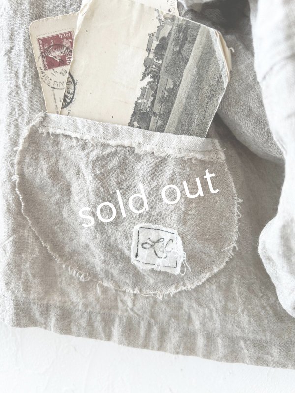 画像4: Libera&Capricciosa／２wayリネンブラウス・フラックス (4)