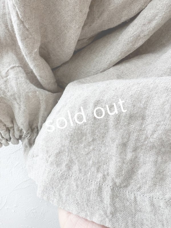 画像6: Libera&Capricciosa／２wayリネンブラウス・フラックス (6)