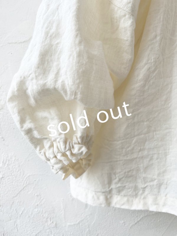 画像5: Libera&Capricciosa／２wayリネンブラウス・オフ (5)