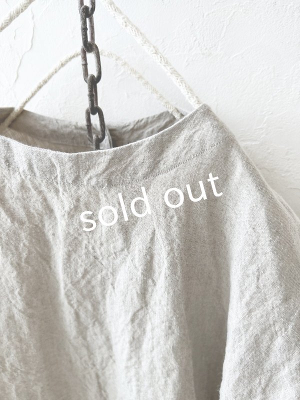 画像5: Libera&Capricciosa／２wayリネンブラウス・フラックス (5)