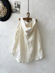 画像5: Libera&Capricciosa／フードリネンタンクトップ・オフ (5)