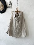 画像6: Libera&Capricciosa／フードリネンタンクトップ・フラックス (6)
