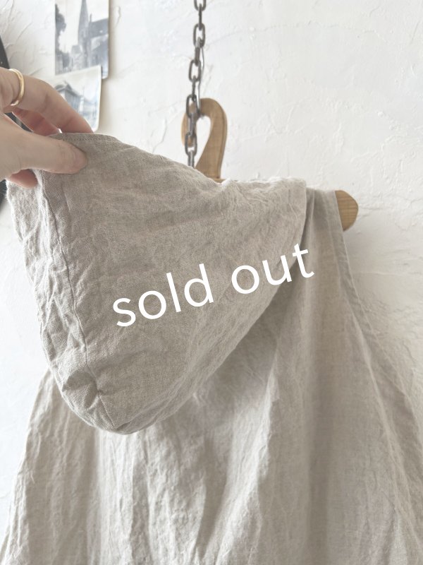 画像6: Libera&Capricciosa／フードリネンタンクトップ・オフ (6)