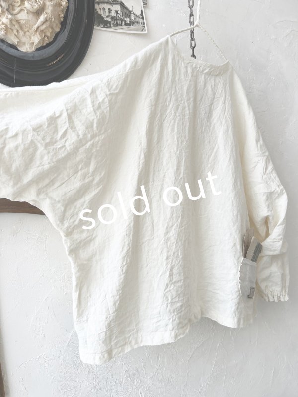 画像8: Libera&Capricciosa／２wayリネンブラウス・オフ (8)