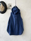 画像5: Libera&Capricciosa／フードリネンタンクトップ・インクブルー (5)