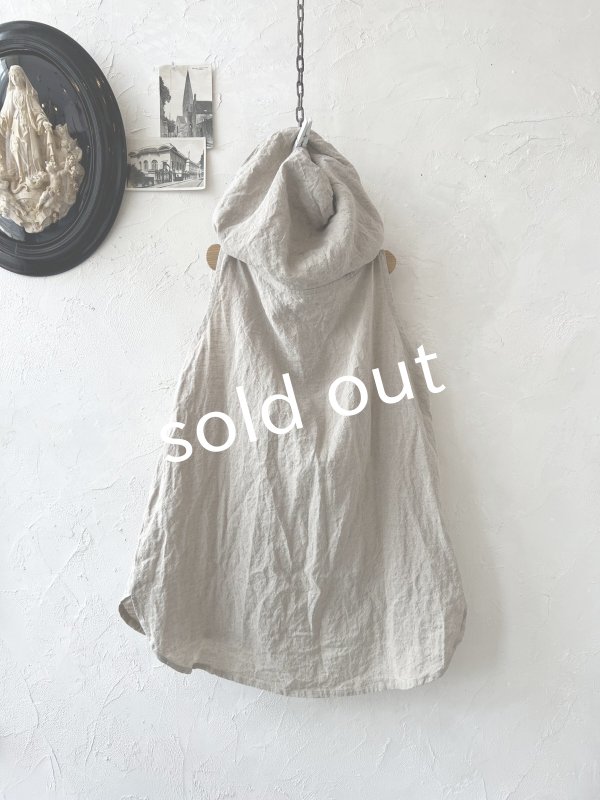 画像8: Libera&Capricciosa／フードリネンタンクトップ・オフ (8)