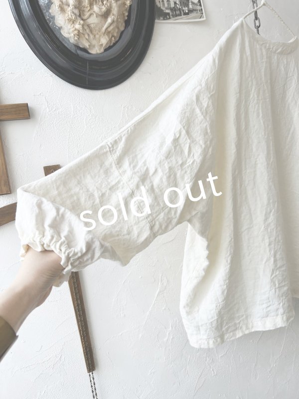 画像7: Libera&Capricciosa／２wayリネンブラウス・オフ (7)