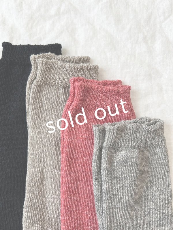 画像2: Branch m'／さらっとリネン天竺ソックス (2)