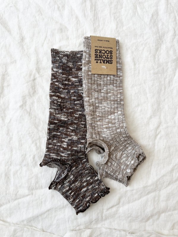 画像2: SMALL STONE／ロングリブサンダルソックス (2)