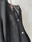 画像2: SO／サマーニットカーディガン・ブラック (2)