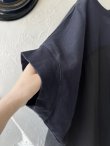 画像3: SO／切り替えコクーンチュニック・ネイビーブラック (3)