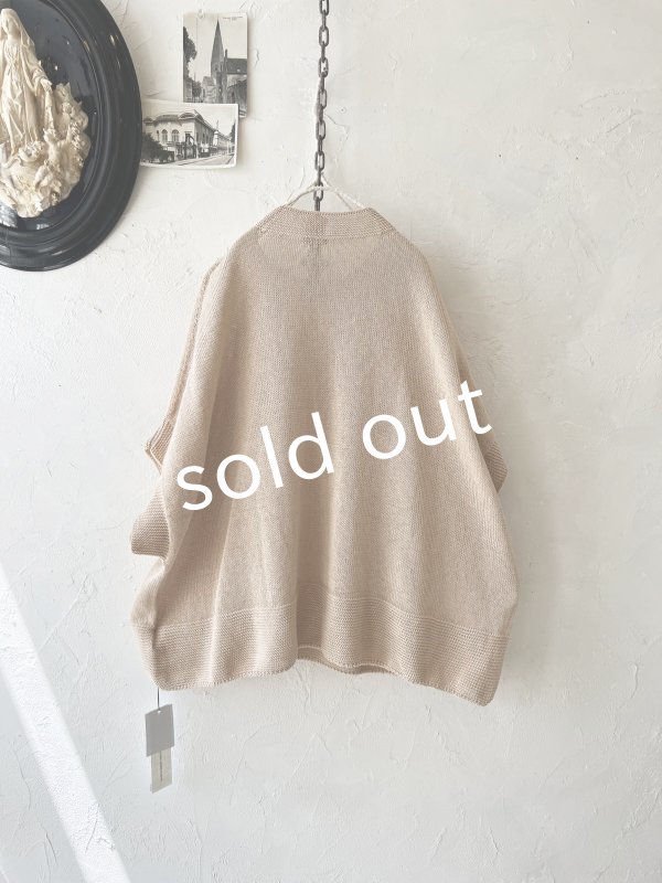 画像7: SO/サマーニットドロップベスト・ベージュ (7)